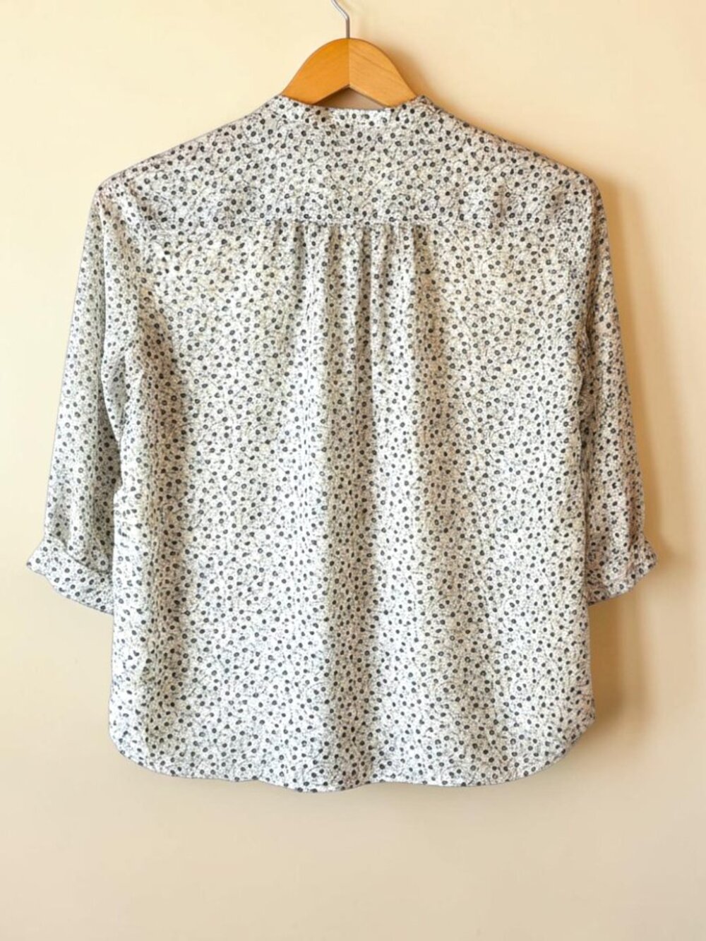 Ines de la Fressange UNIQLO Floral Button Blouse S - Picture 2 of 8